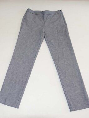Talbots Women's Chatham Ankle Side Zip Pants Size 2 Grayish Blue 29" Inseam
